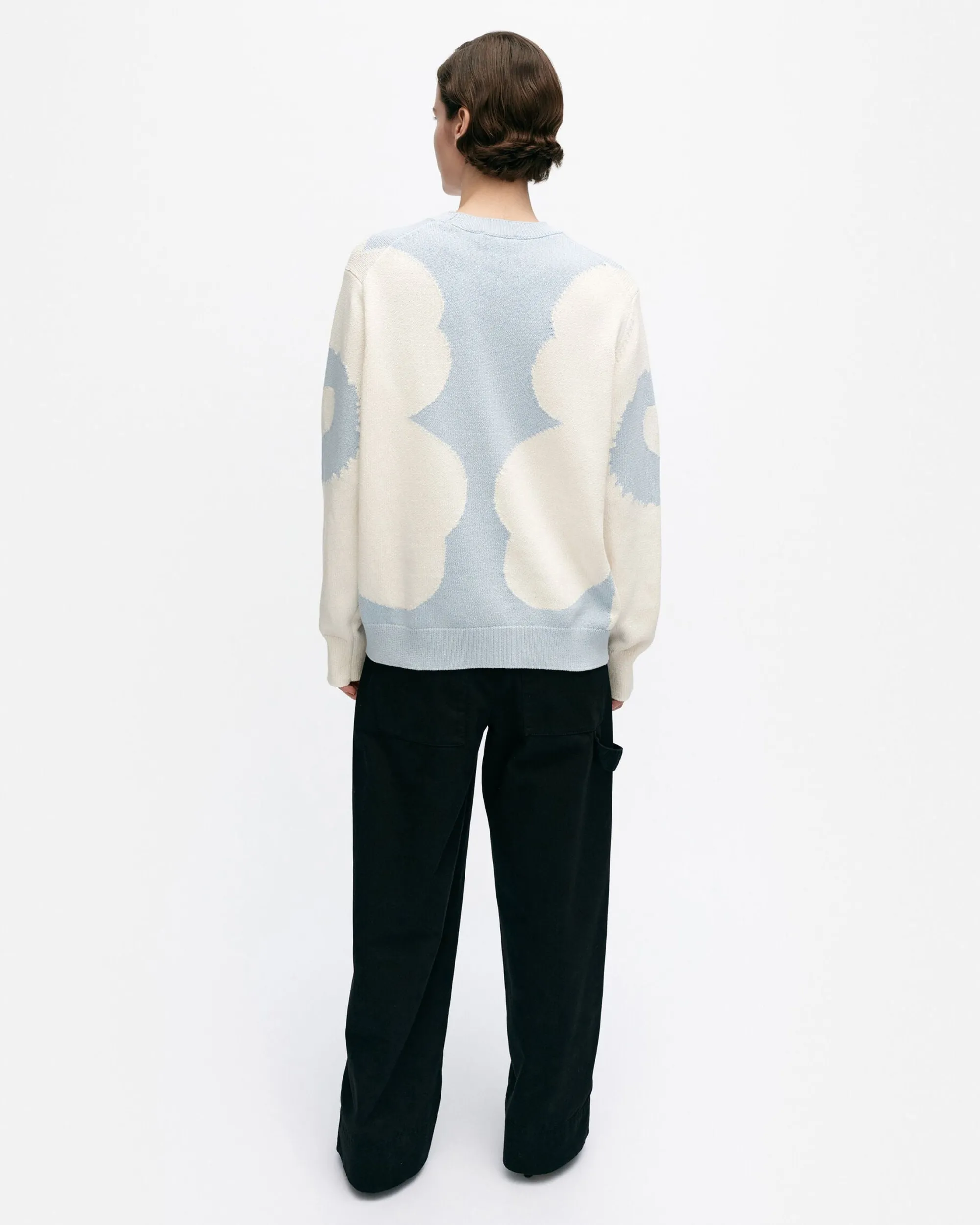 Marimekko Unisex>Arkki Heijastus Unikko Puuvillaneulepusero
