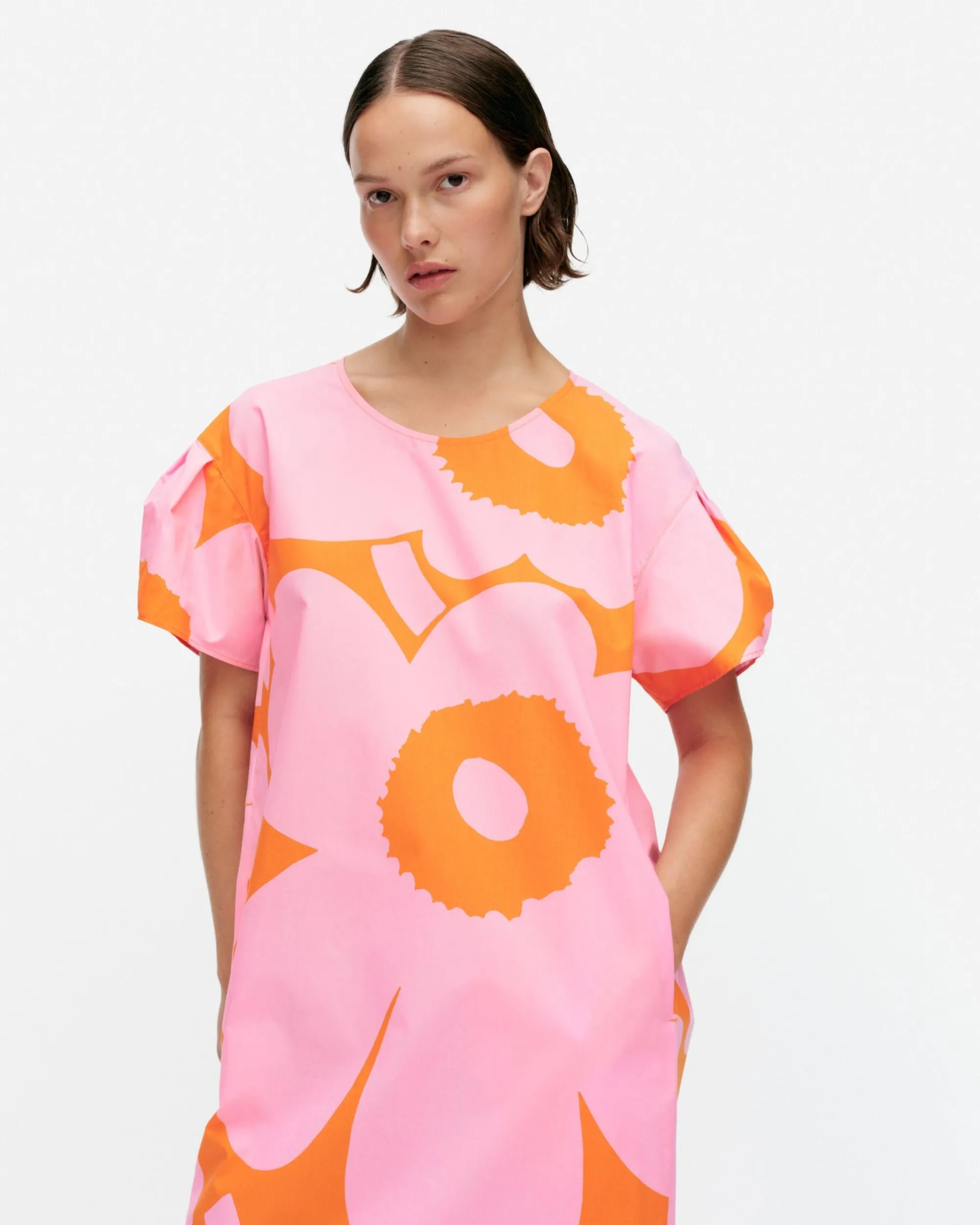 Marimekko Mekot>Avomeri Unikko Puuvillapopliinimekko