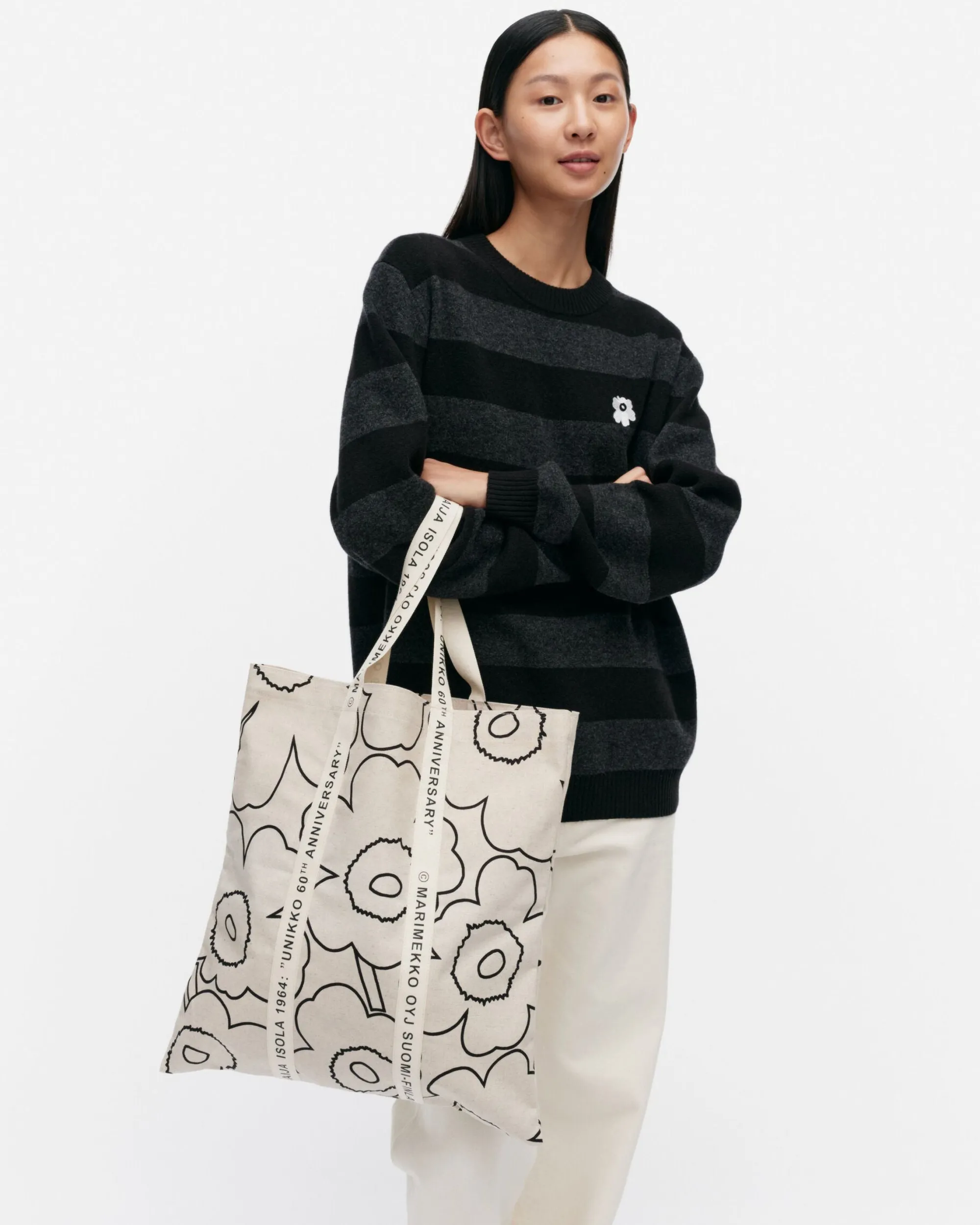 Marimekko Kangaslaukut>Carrier Midi Piirto Unikko Laukku