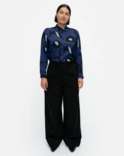 Marimekko Housut>Funktio Solid Puuvillahousut