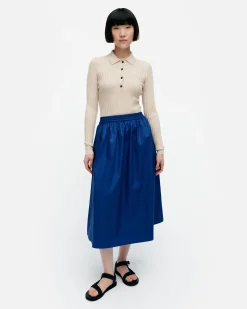 Marimekko Hameet>Garrel Solid Puuvillapopliinihame