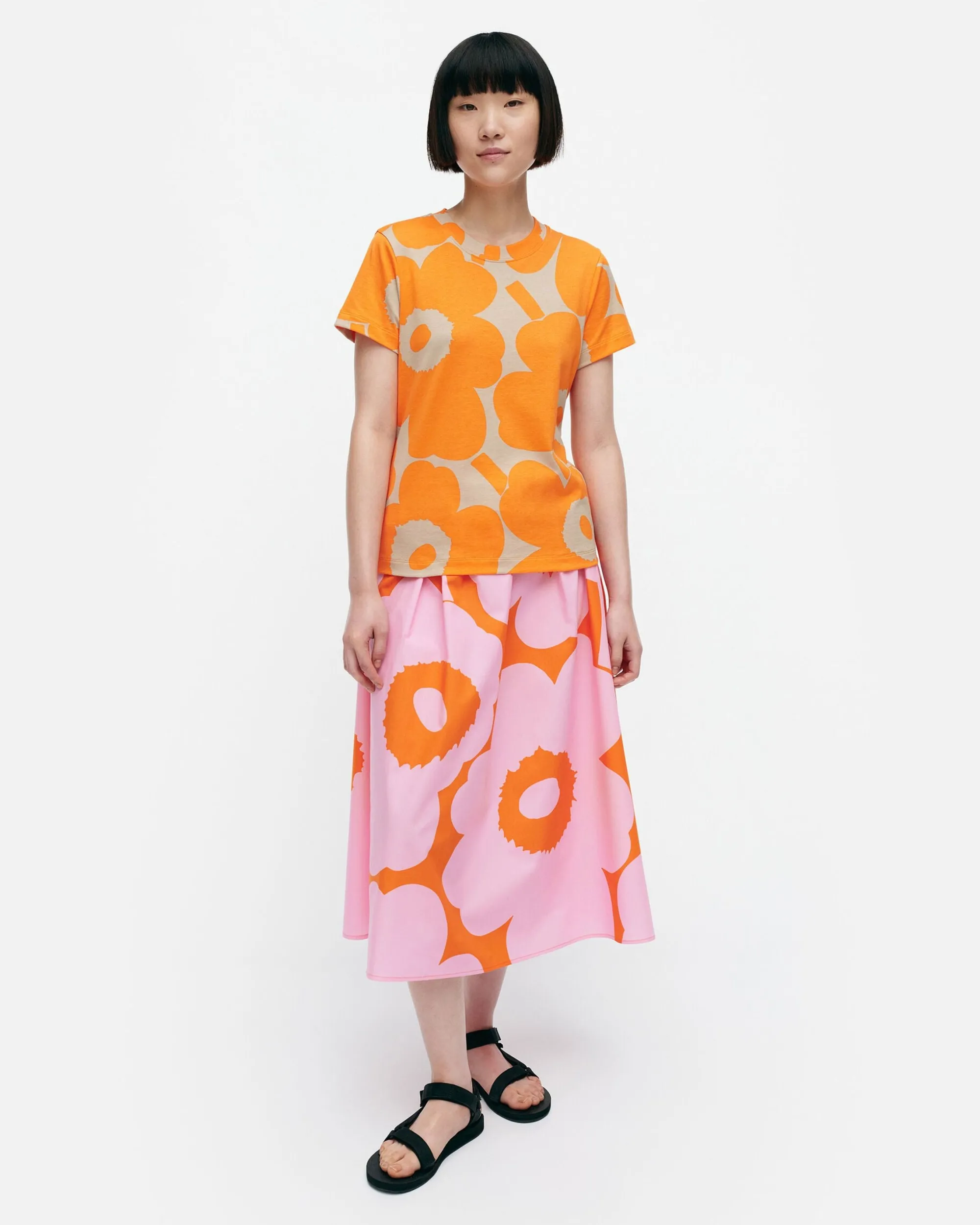 Marimekko Paidat Ja Tunikat>Heleys Unikko T-Paita