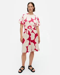 Marimekko Housut>Hyu00F6Ky Unikko Puuvillapellavashortsit
