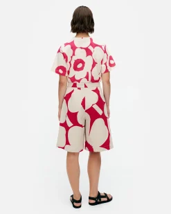 Marimekko Housut>Hyu00F6Ky Unikko Puuvillapellavashortsit