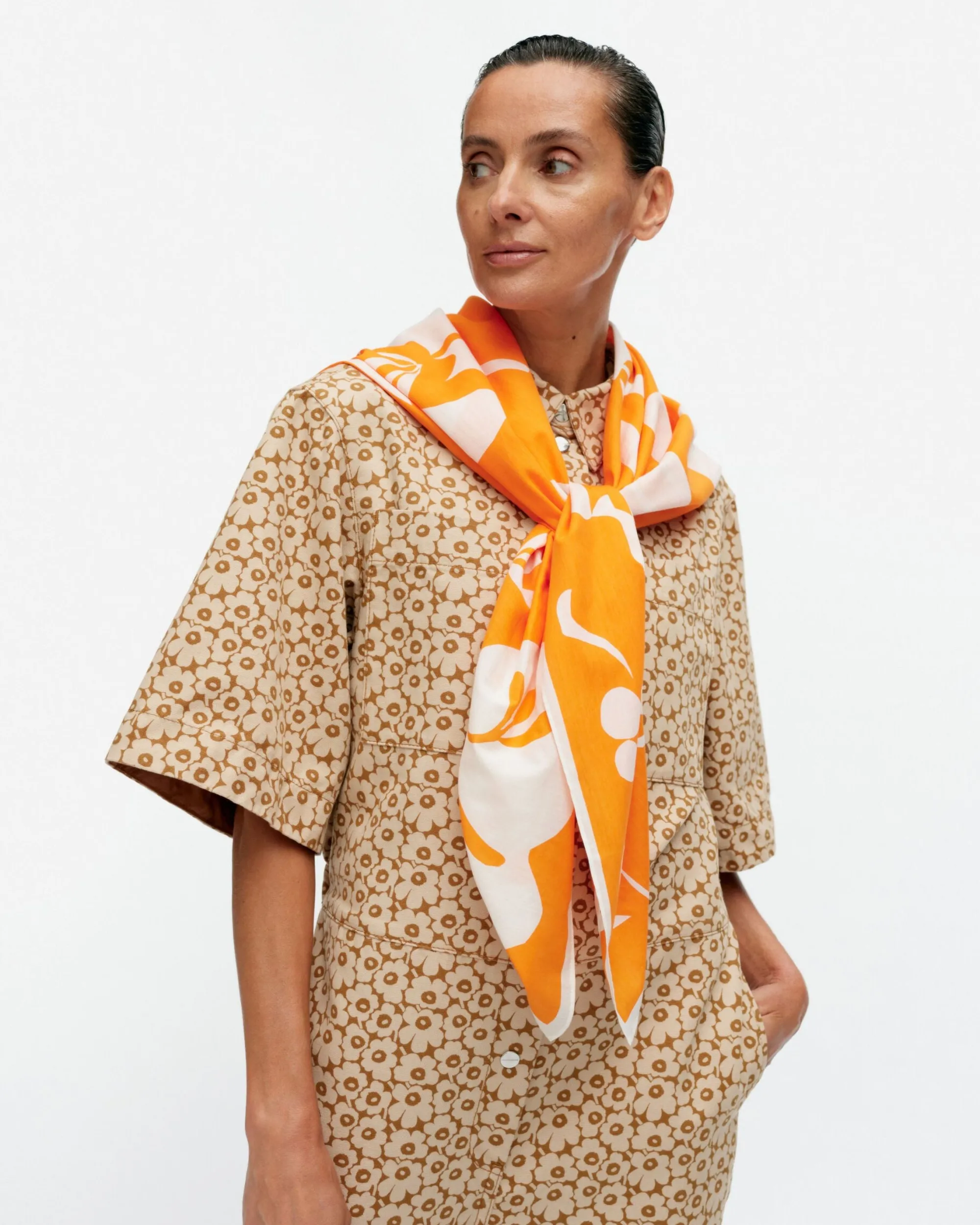 Marimekko Huivit>Ju00E5Hha Nokturno Puuvilla-Silkkisekoitehuivi