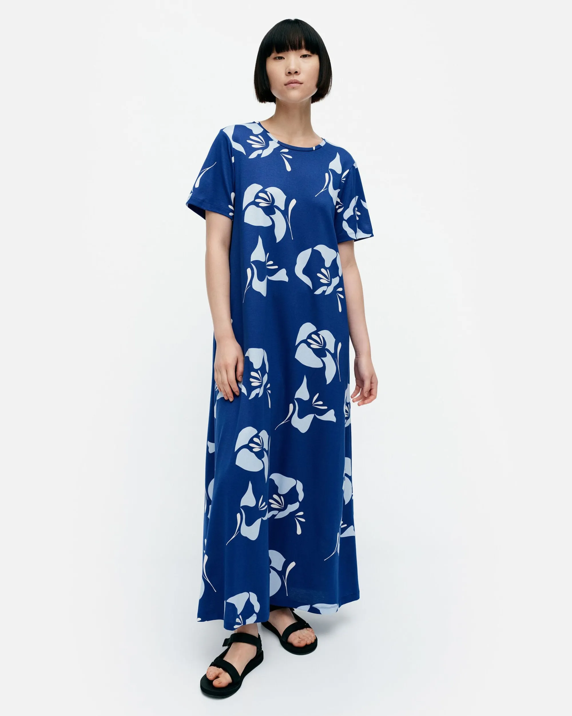 Marimekko Mekot>Kalliokielo Helakka Trikoomekko