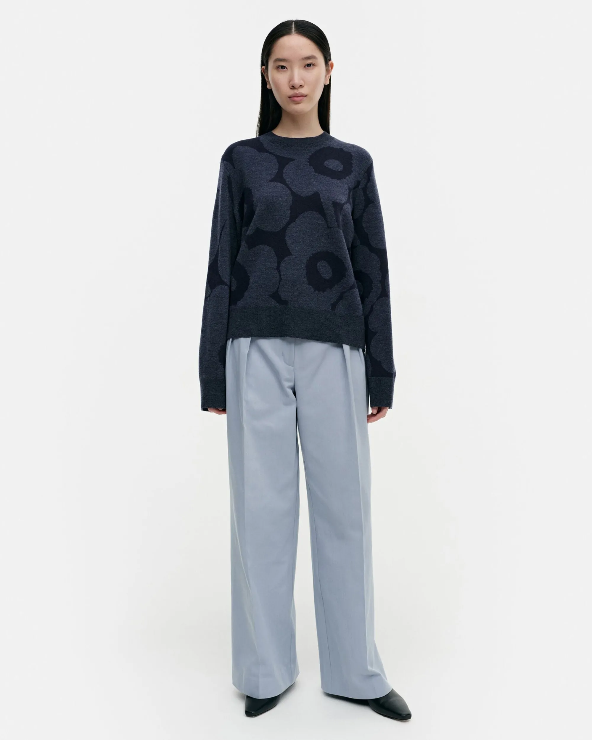 Marimekko Neuleet>Kalotti Unikko Villaneulepusero