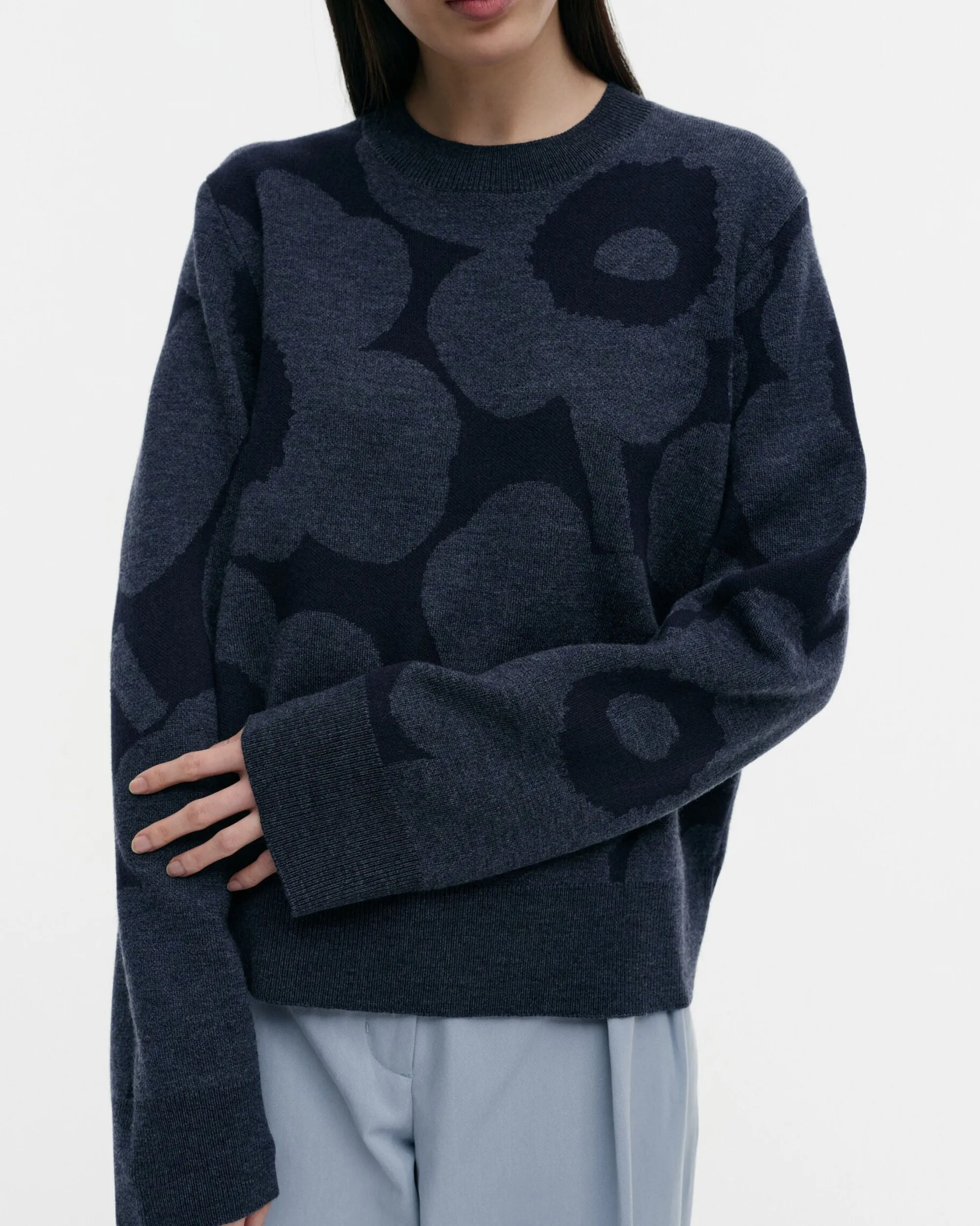 Marimekko Neuleet>Kalotti Unikko Villaneulepusero