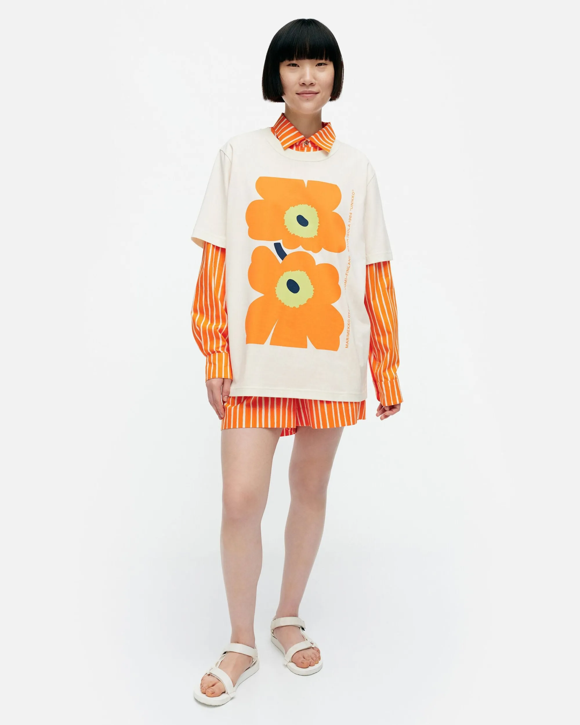 Marimekko Paidat Ja Tunikat>Kioski Embla Unikko Placement T-Paita