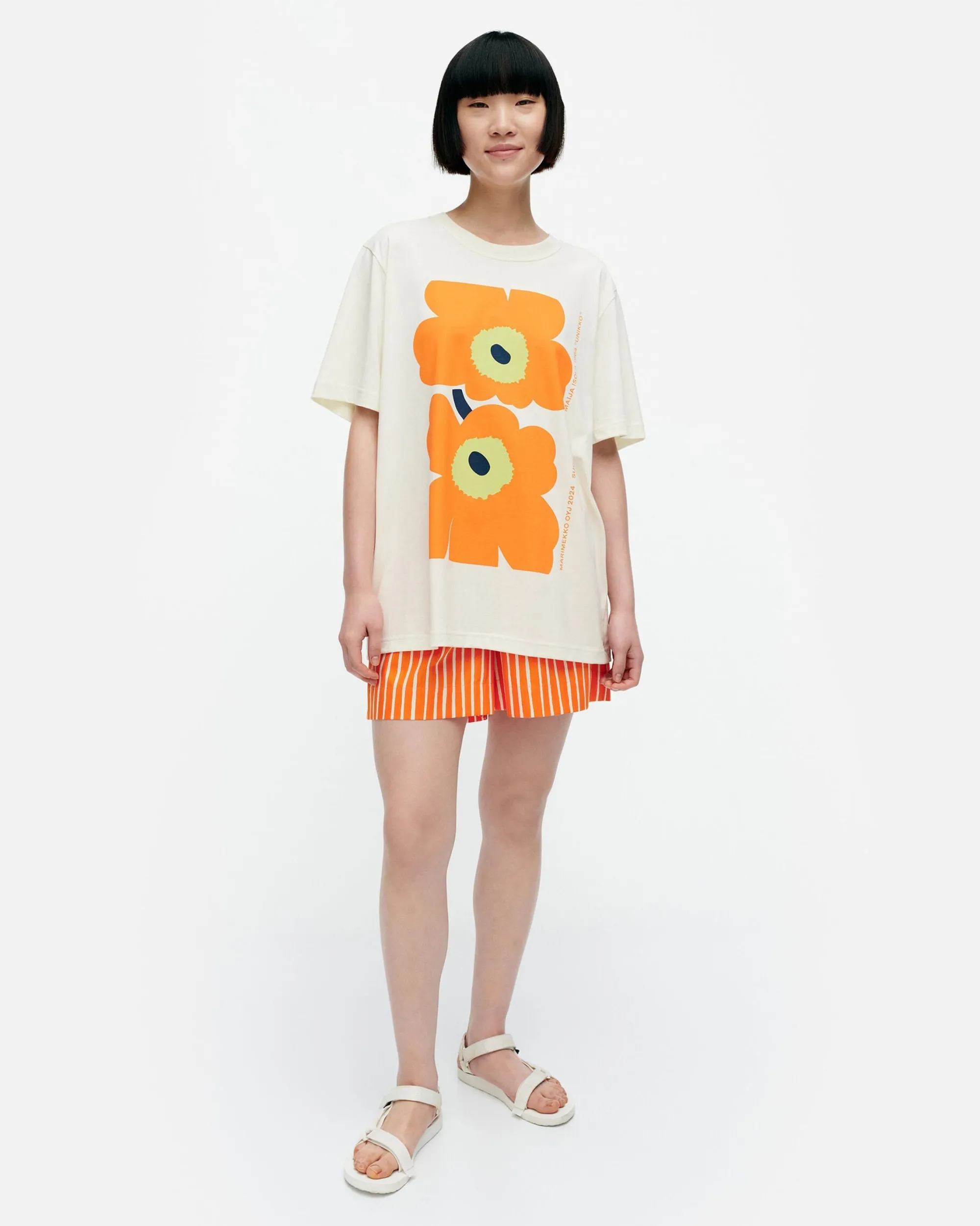 Marimekko Paidat Ja Tunikat>Kioski Embla Unikko Placement T-Paita