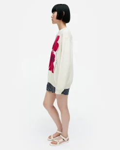 Marimekko Unisex>Kioski Loisto Unikko Placement Collegepaita
