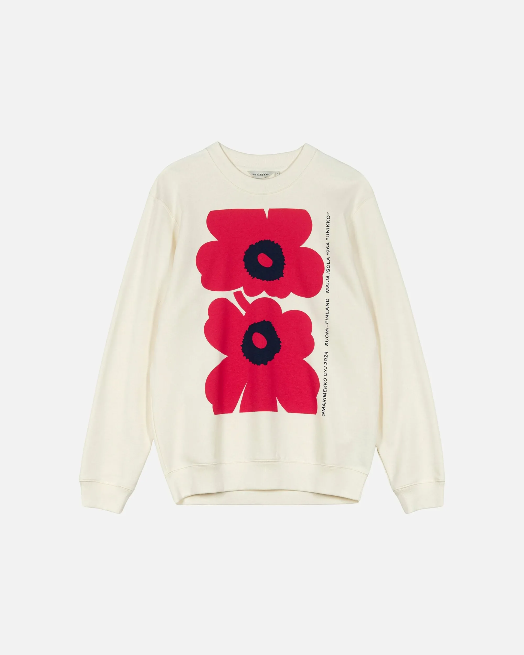 Marimekko Unisex>Kioski Loisto Unikko Placement Collegepaita