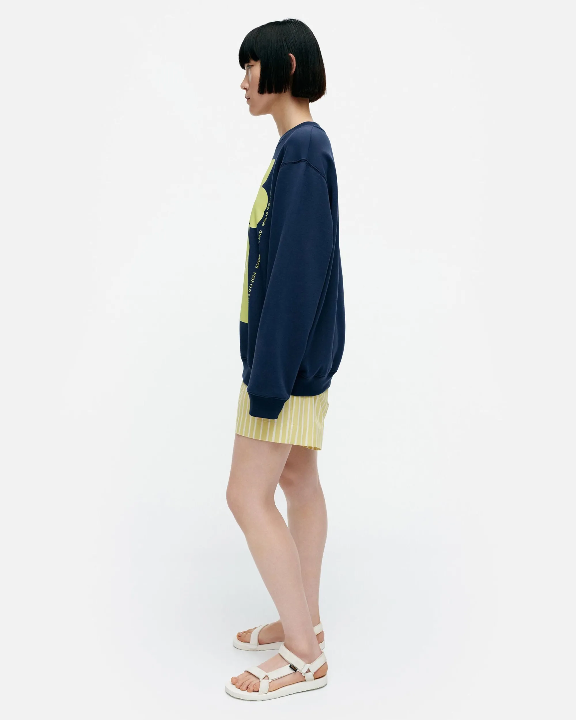 Marimekko Unisex>Kioski Loisto Unikko Placement Collegepaita