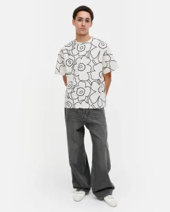 Marimekko Unisex>Kioski Nopeus Pieni Piirto Unikko T-Paita