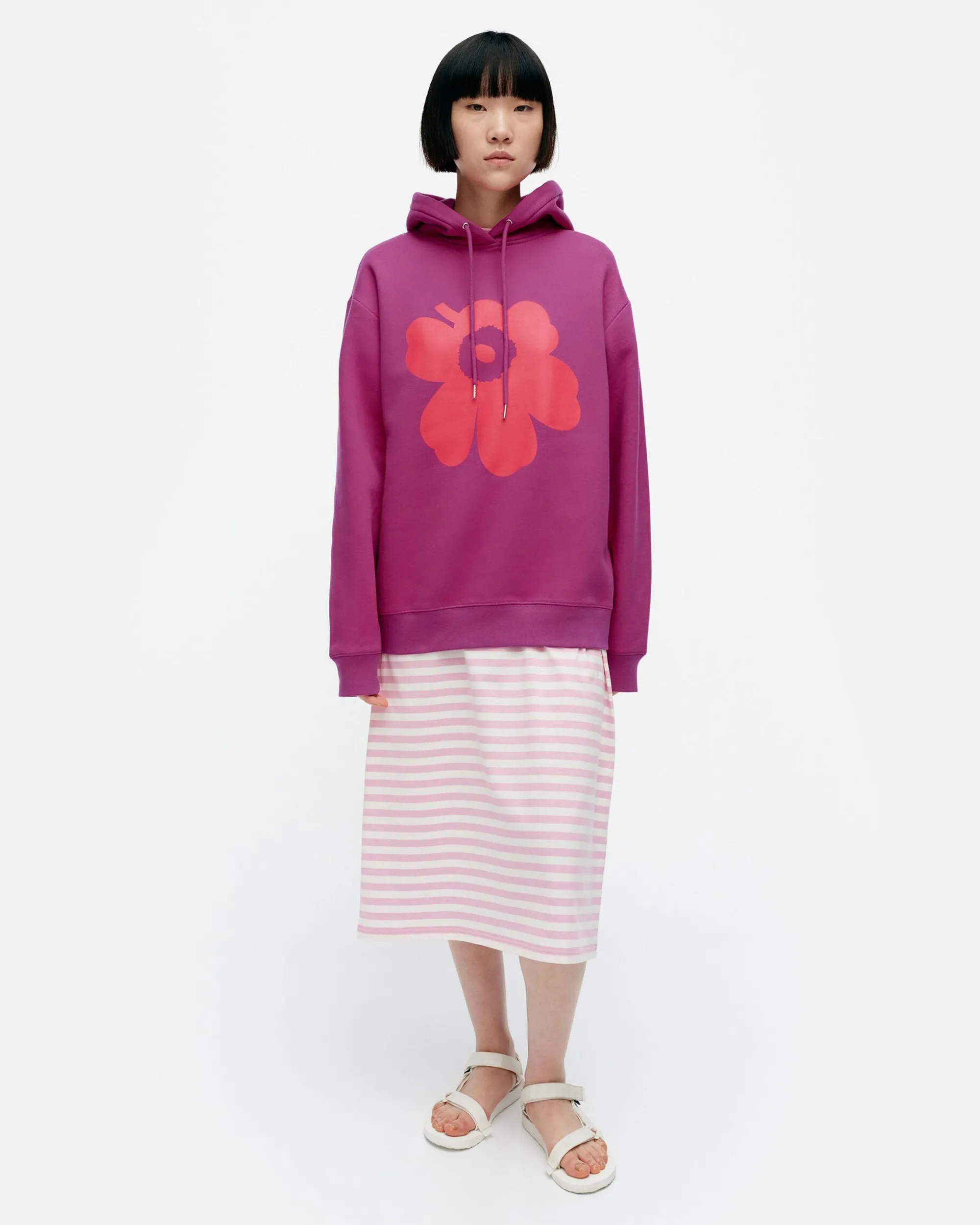 Marimekko Unisex>Kioski Runoja Unikko Placement Huppari