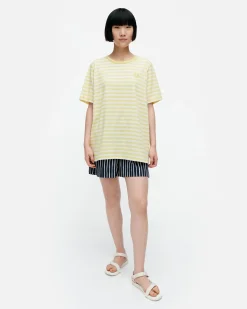 Marimekko Unisex>Kioski Tasaraita Men Shortsleeve T-Paita