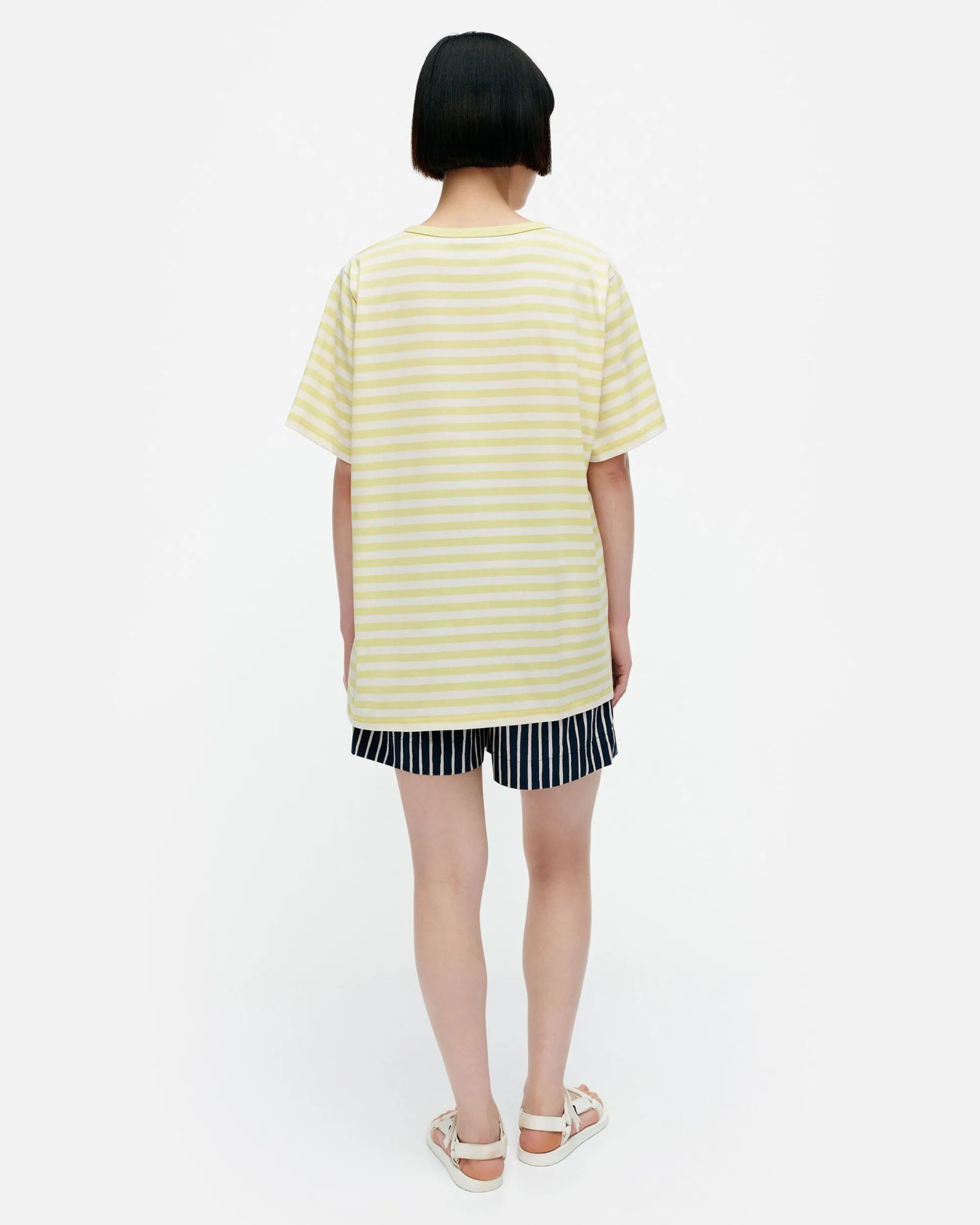 Marimekko Unisex>Kioski Tasaraita Men Shortsleeve T-Paita