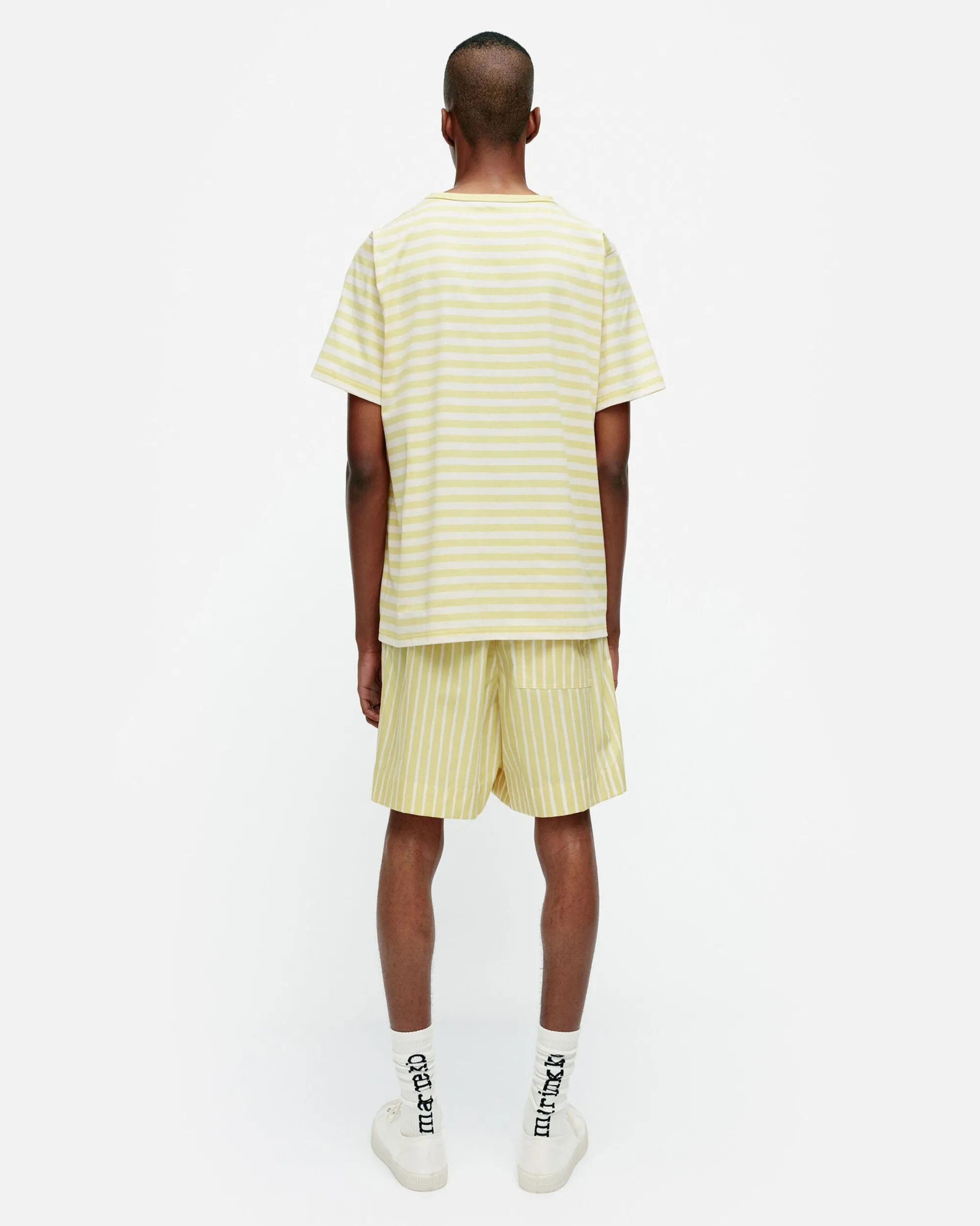 Marimekko Unisex>Kioski Tasaraita Men Shortsleeve T-Paita
