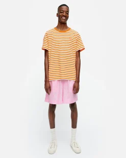 Marimekko Unisex>Kioski Tasaraita Men Shortsleeve T-Paita