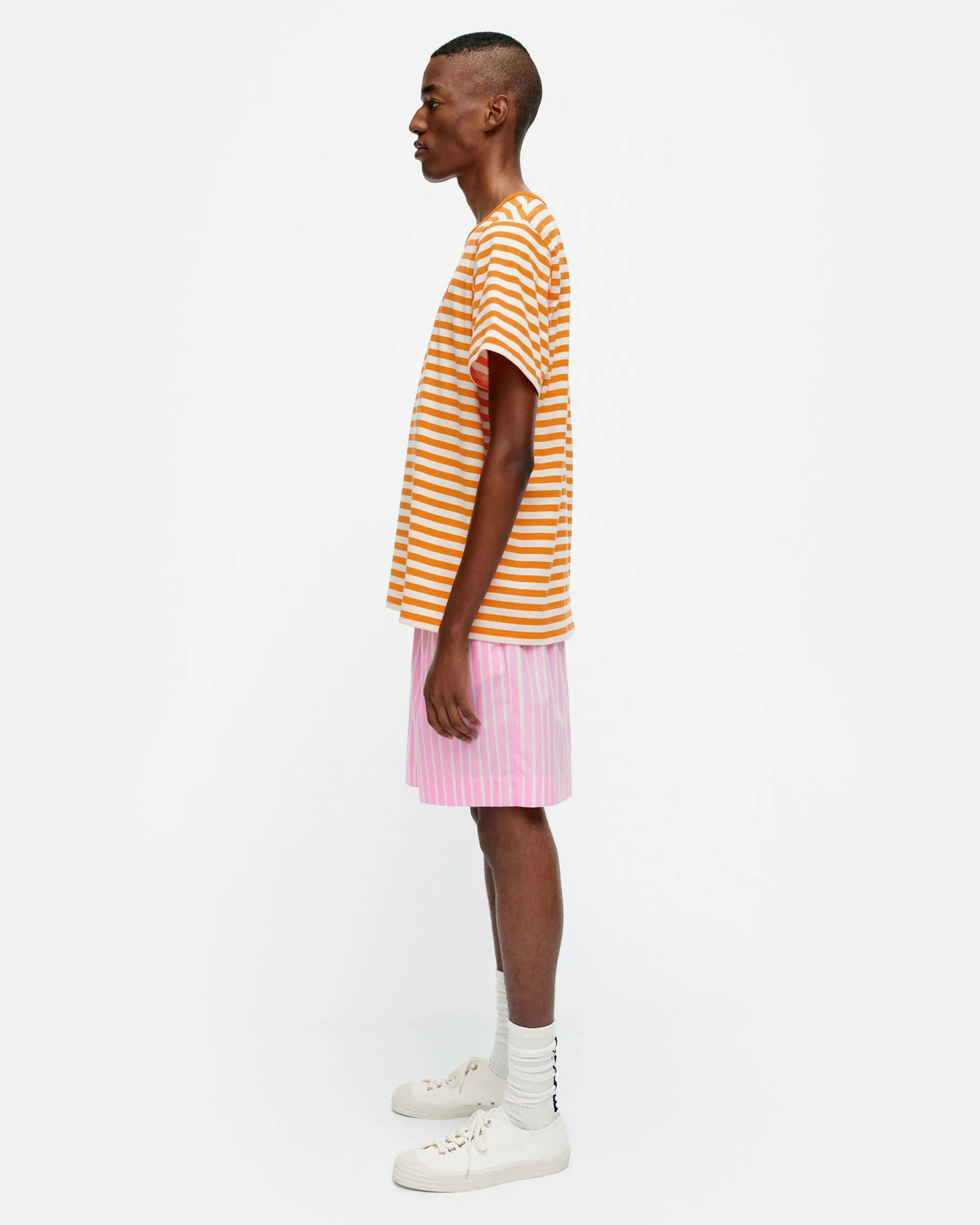 Marimekko Unisex>Kioski Tasaraita Men Shortsleeve T-Paita
