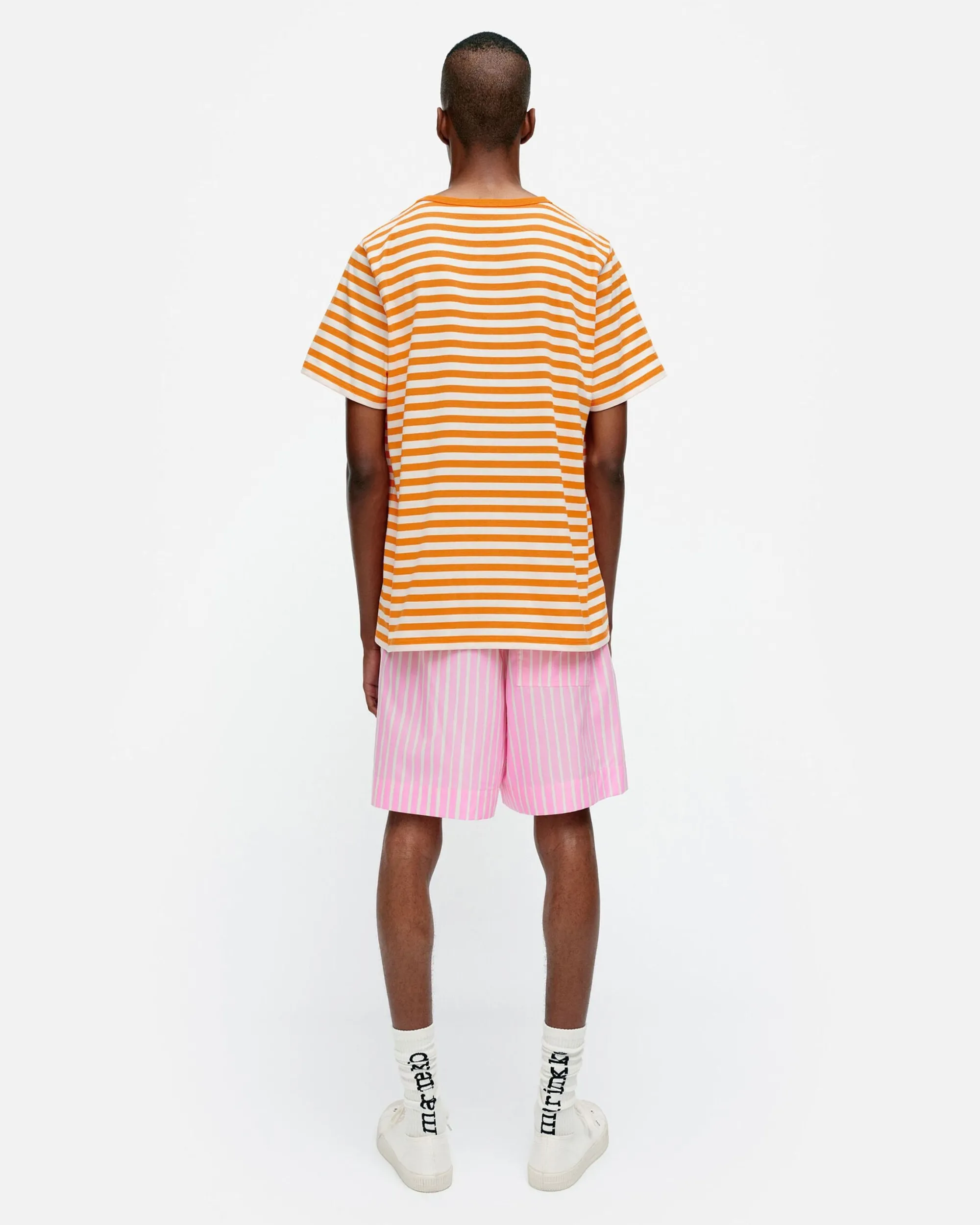 Marimekko Unisex>Kioski Tasaraita Men Shortsleeve T-Paita