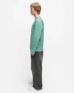 Marimekko Paidat Ja Tunikat>Kioski Tasaraita Menu00B4S Longsleeve Trikoopaita