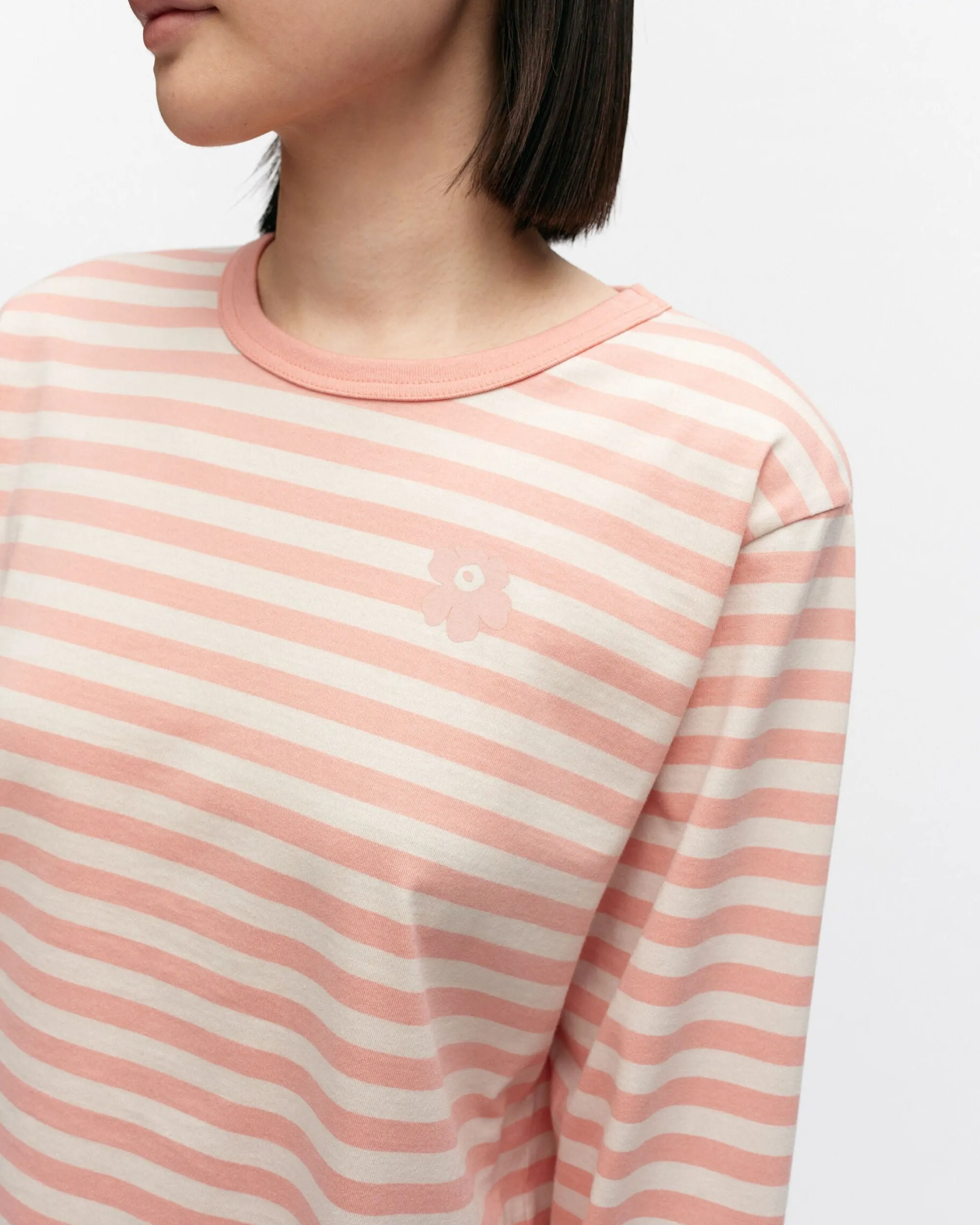 Marimekko Paidat Ja Tunikat>Kioski Tasaraita Relaxed Longsleeve Trikoopaita