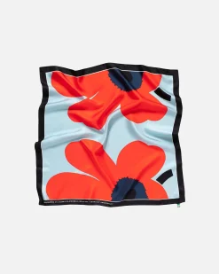 Marimekko Huivit>Lauhtua Heijastus Unikko Silkkihuivi
