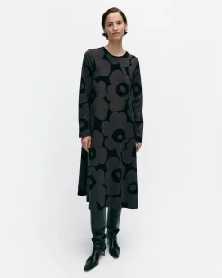 Marimekko Mekot>Lehtokielo Unikko Trikoomekko