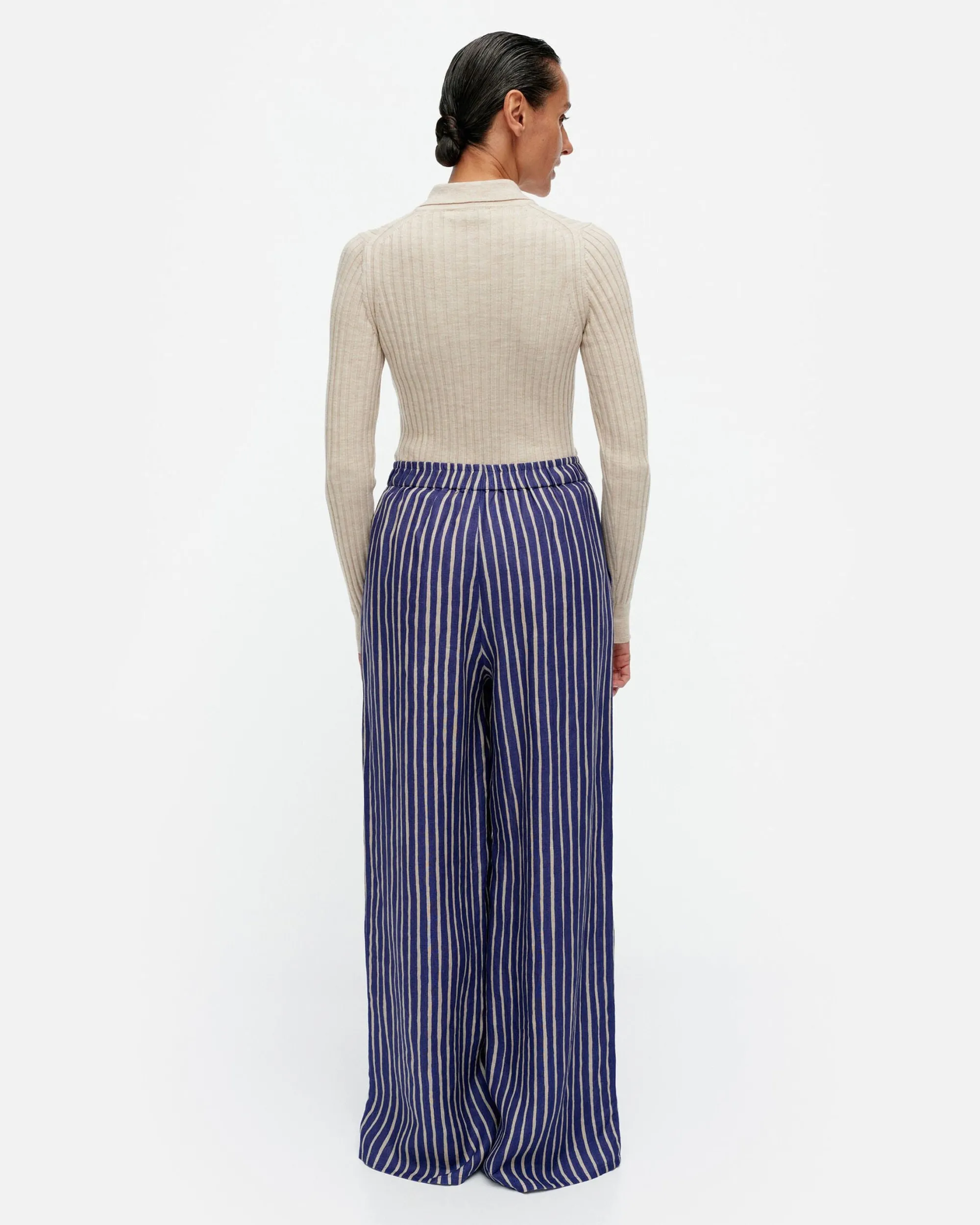 Marimekko Housut>Merivirta Piccolo Pellavahousut