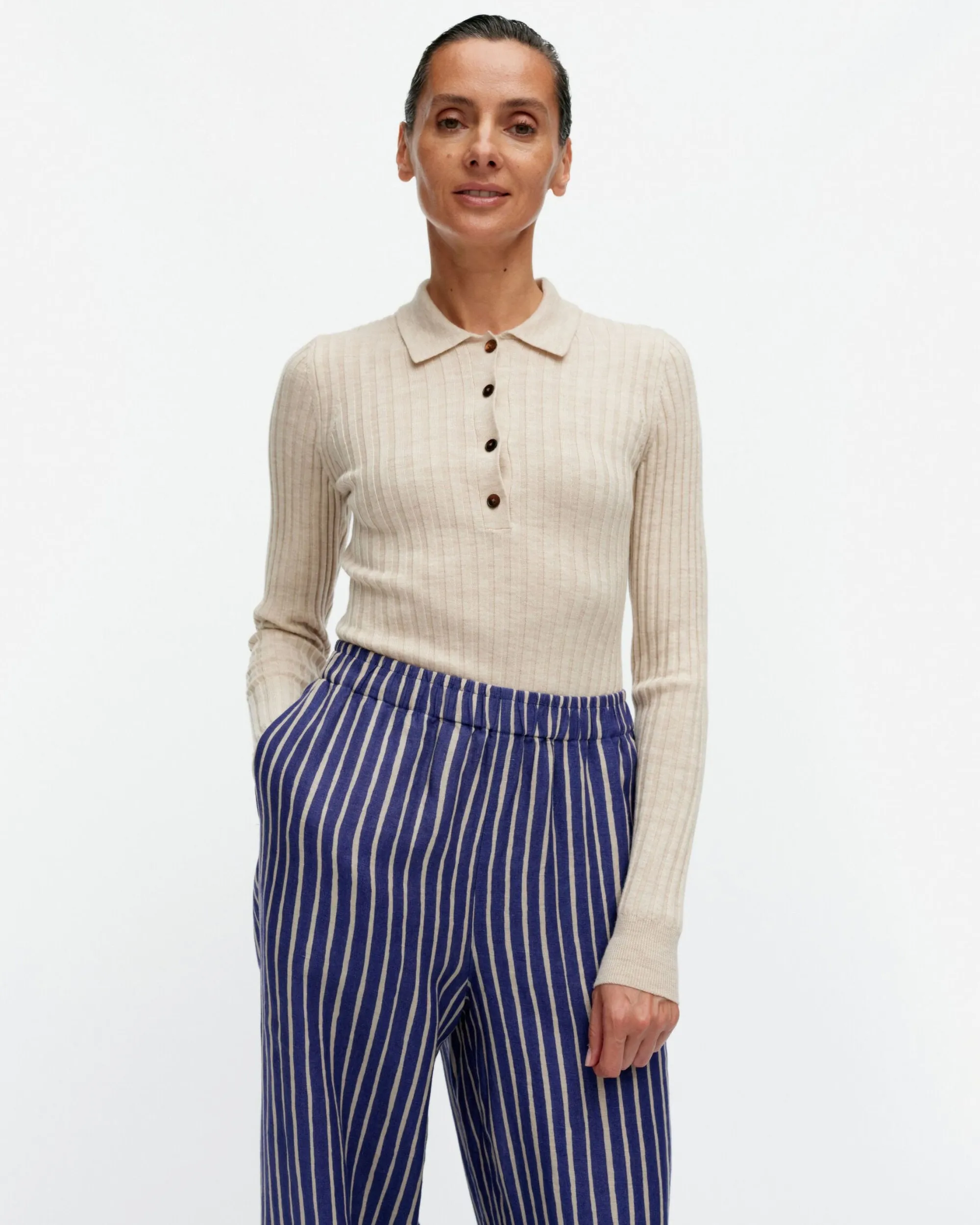 Marimekko Housut>Merivirta Piccolo Pellavahousut