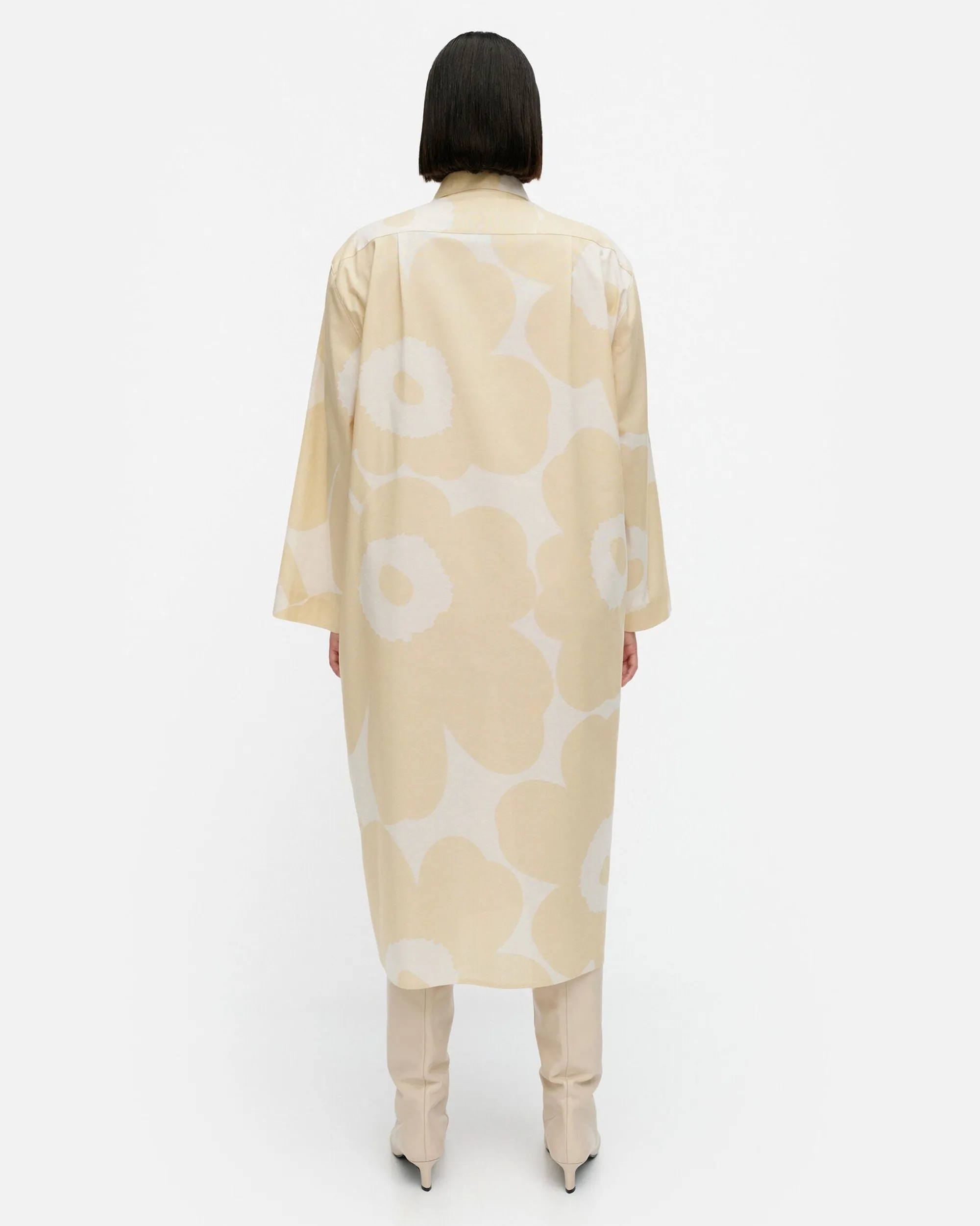 Marimekko Mekot>Monokromi Unikko Puuvillamekko