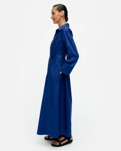 Marimekko Mekot>Perenna Solid Puuvillapopliinimekko