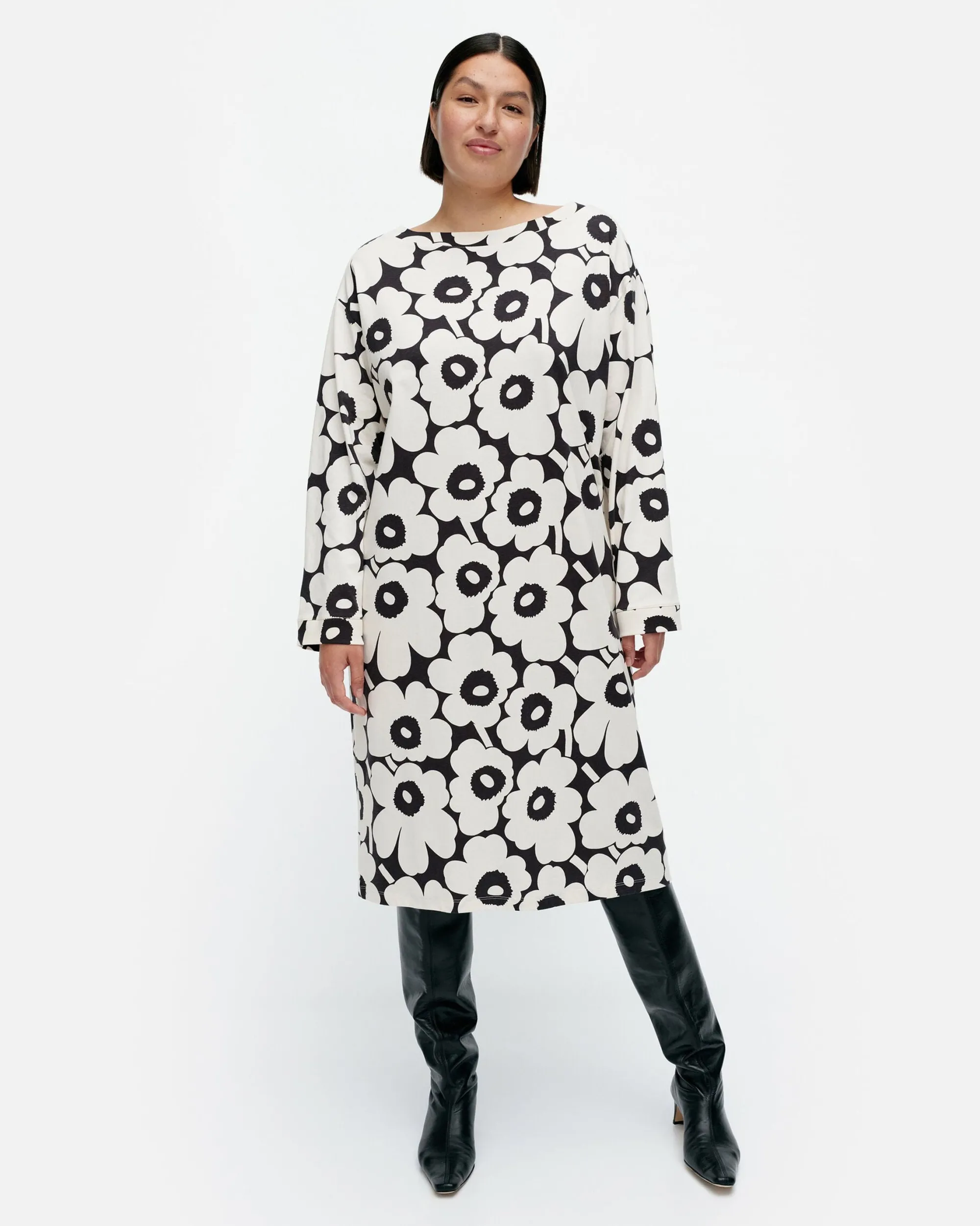 Marimekko Mekot>Piata Unikko Trikoomekko