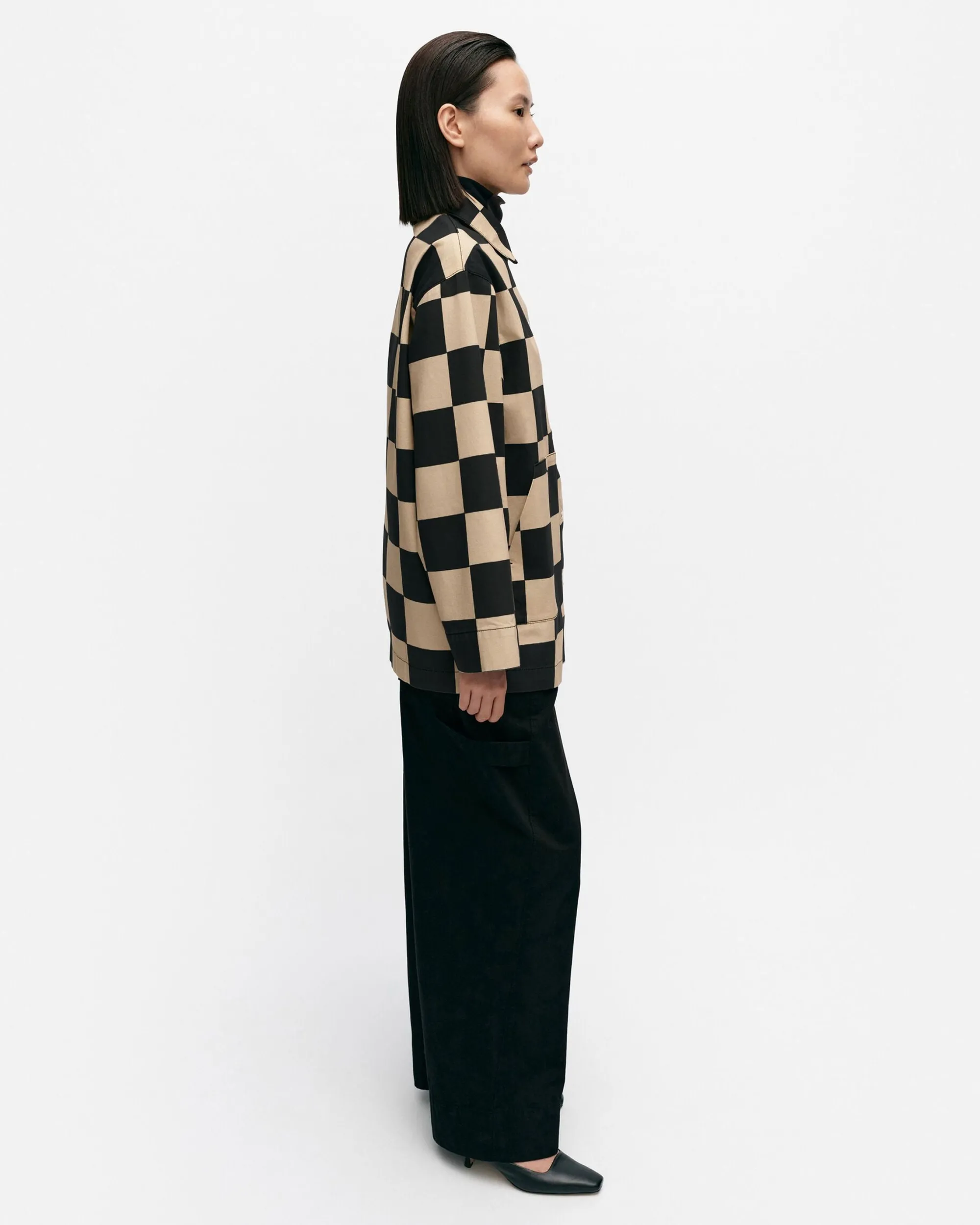 Marimekko Takit Ja Jakut>Potenssi Kukko Ja Kana Puuvillapaitatakki