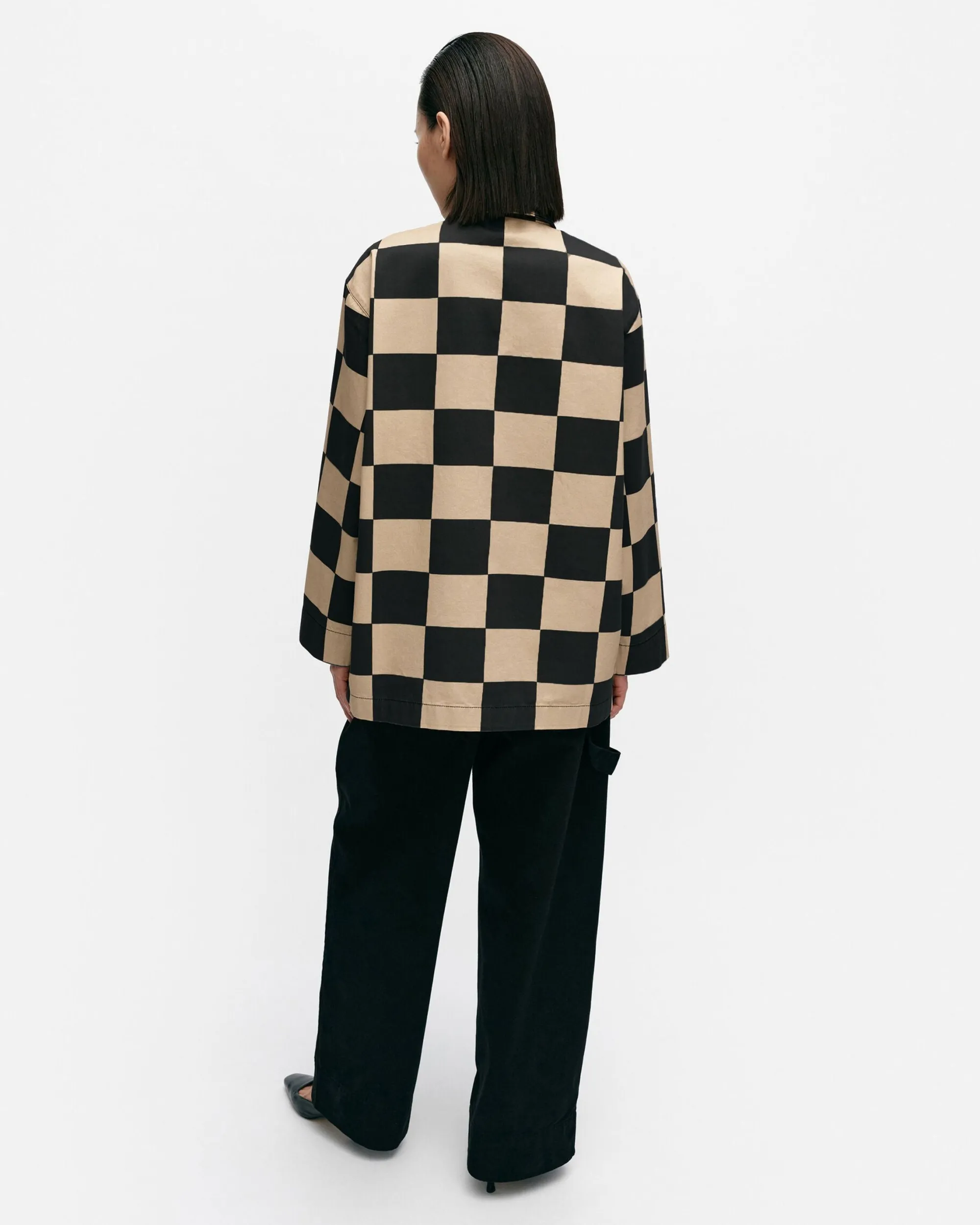 Marimekko Takit Ja Jakut>Potenssi Kukko Ja Kana Puuvillapaitatakki
