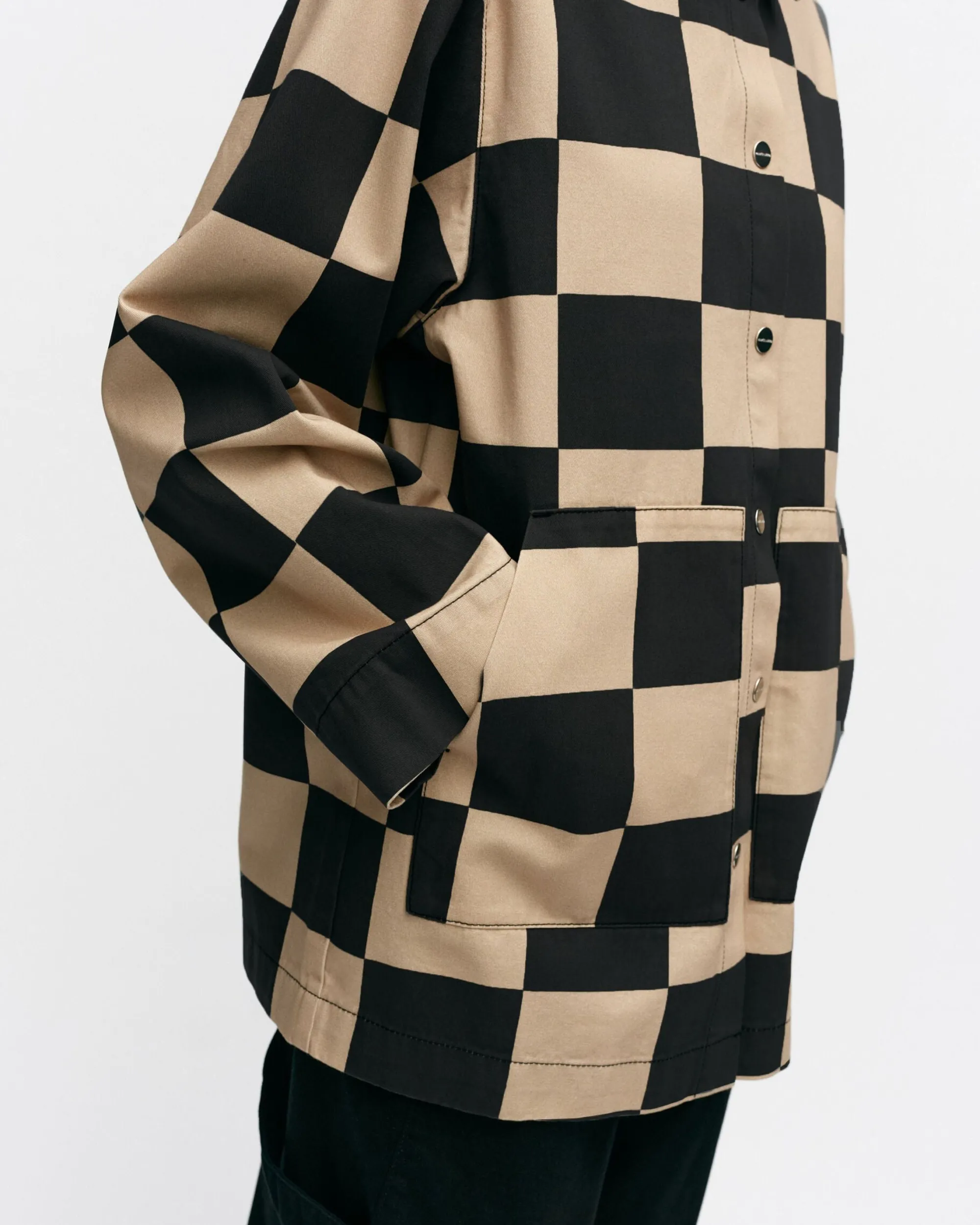 Marimekko Takit Ja Jakut>Potenssi Kukko Ja Kana Puuvillapaitatakki