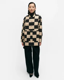 Marimekko Paidat Ja Tunikat>Potenssi Kukko Ja Kana Puuvillapaitatakki