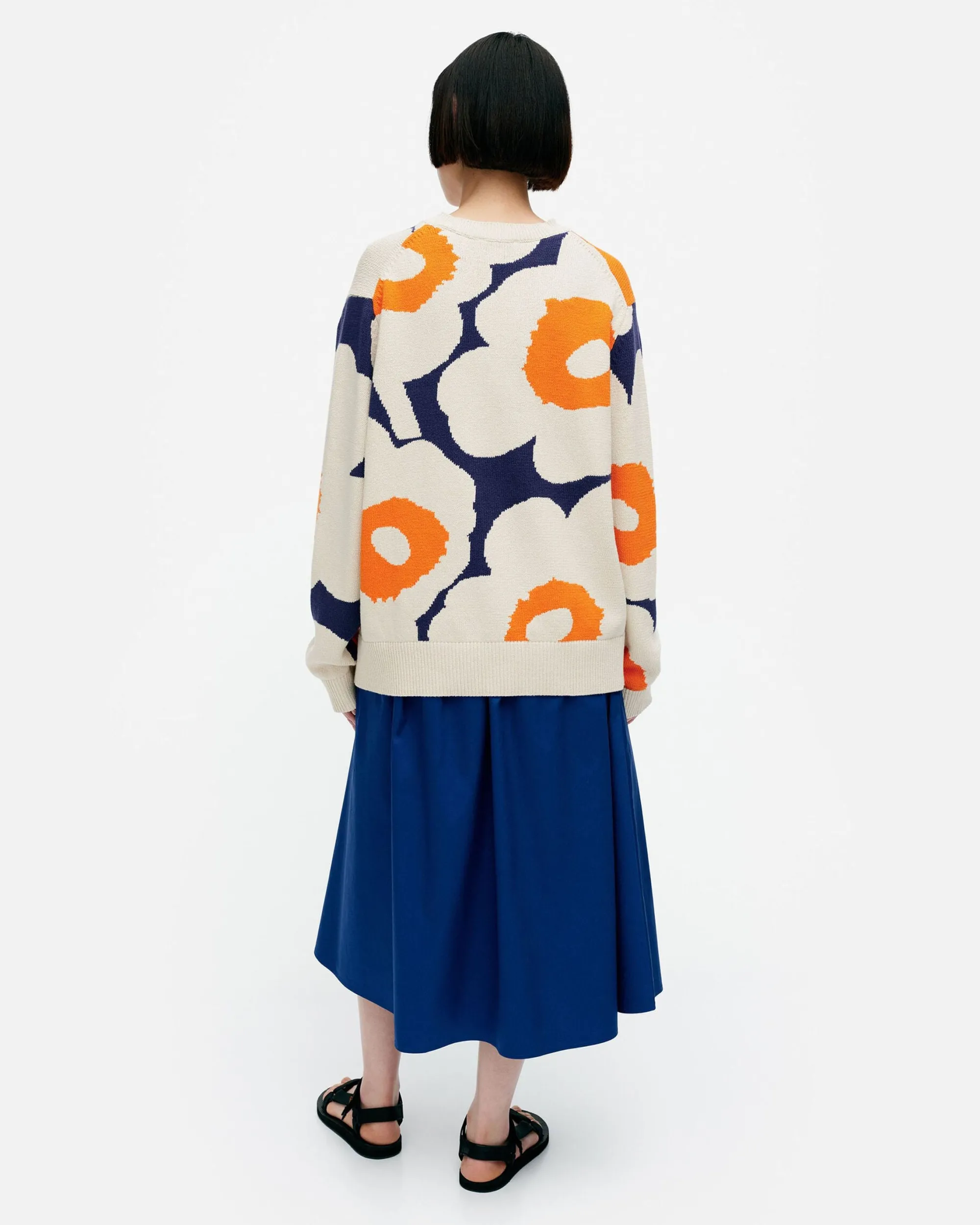 Marimekko Paidat Ja Tunikat>Pu00E4Ivu00E4 Unikko Puuvillaneulepusero