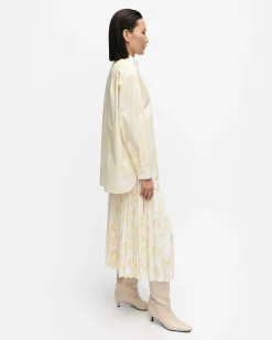 Marimekko Paidat Ja Tunikat>Ruoste Unikko Puuvillapopliinipaita
