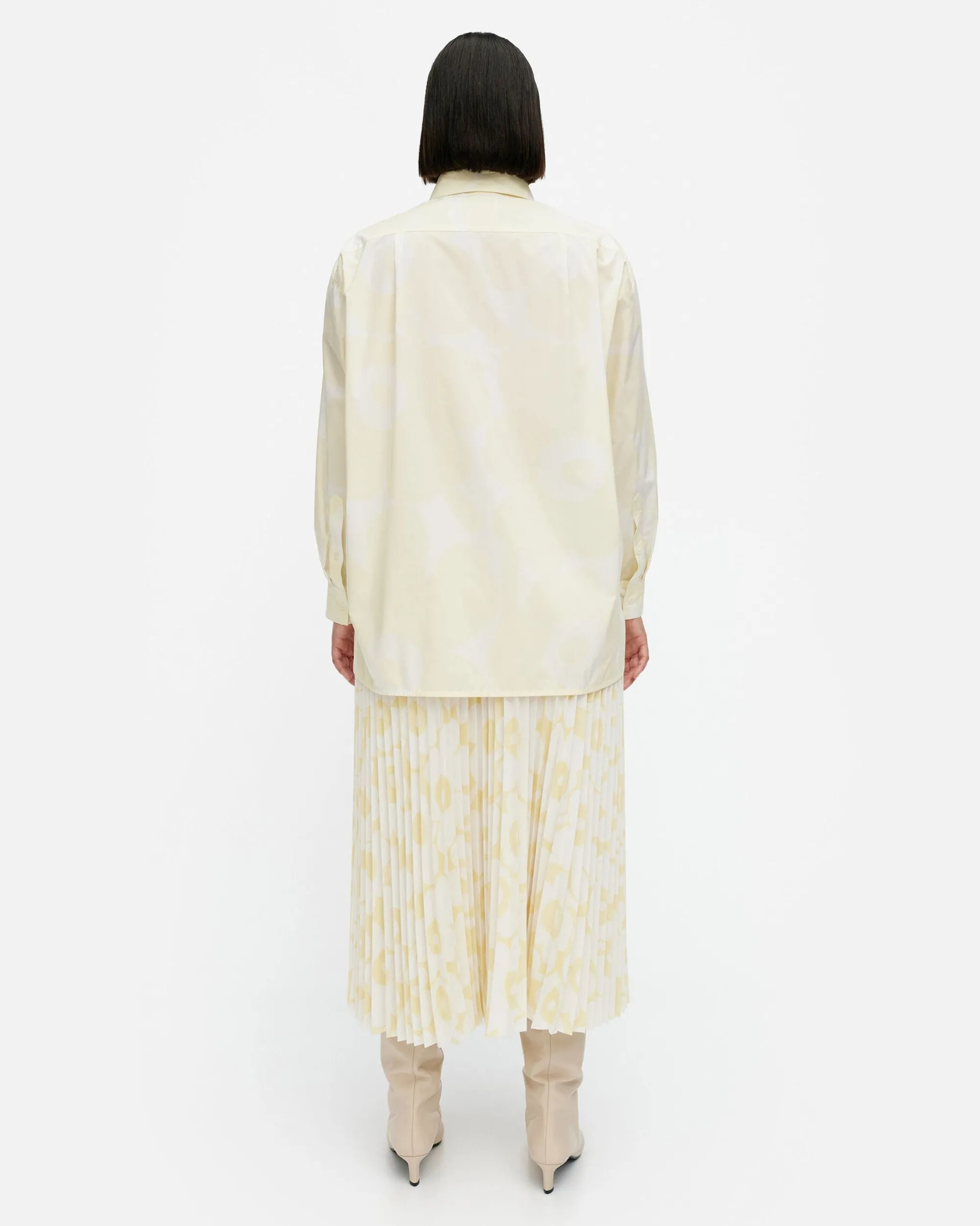 Marimekko Paidat Ja Tunikat>Ruoste Unikko Puuvillapopliinipaita