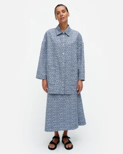 Marimekko Takit Ja Jakut>Sumu Unikko Puuvillapaitatakki