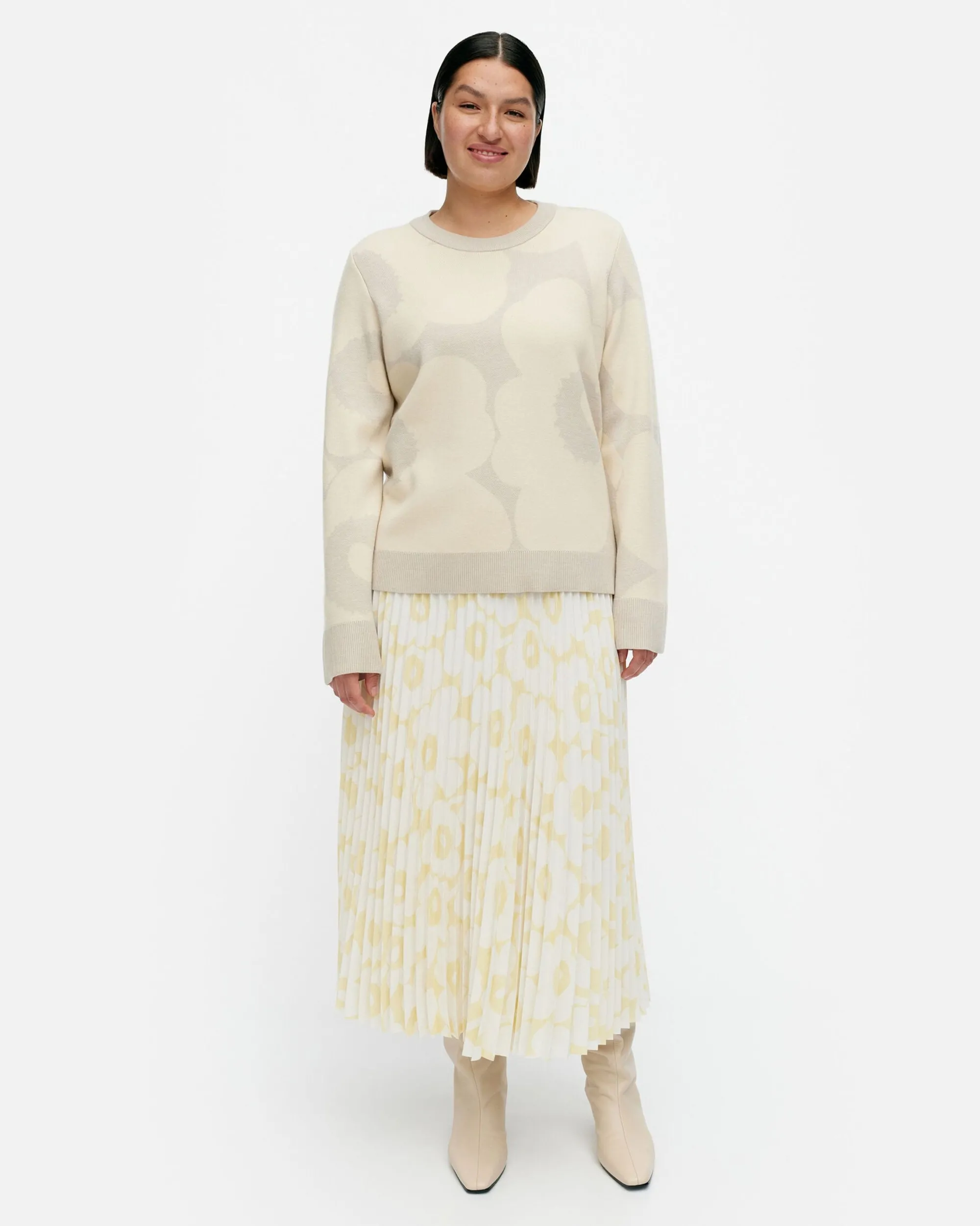 Marimekko Neuleet>Tahti Ii Unikko Villaneulepusero