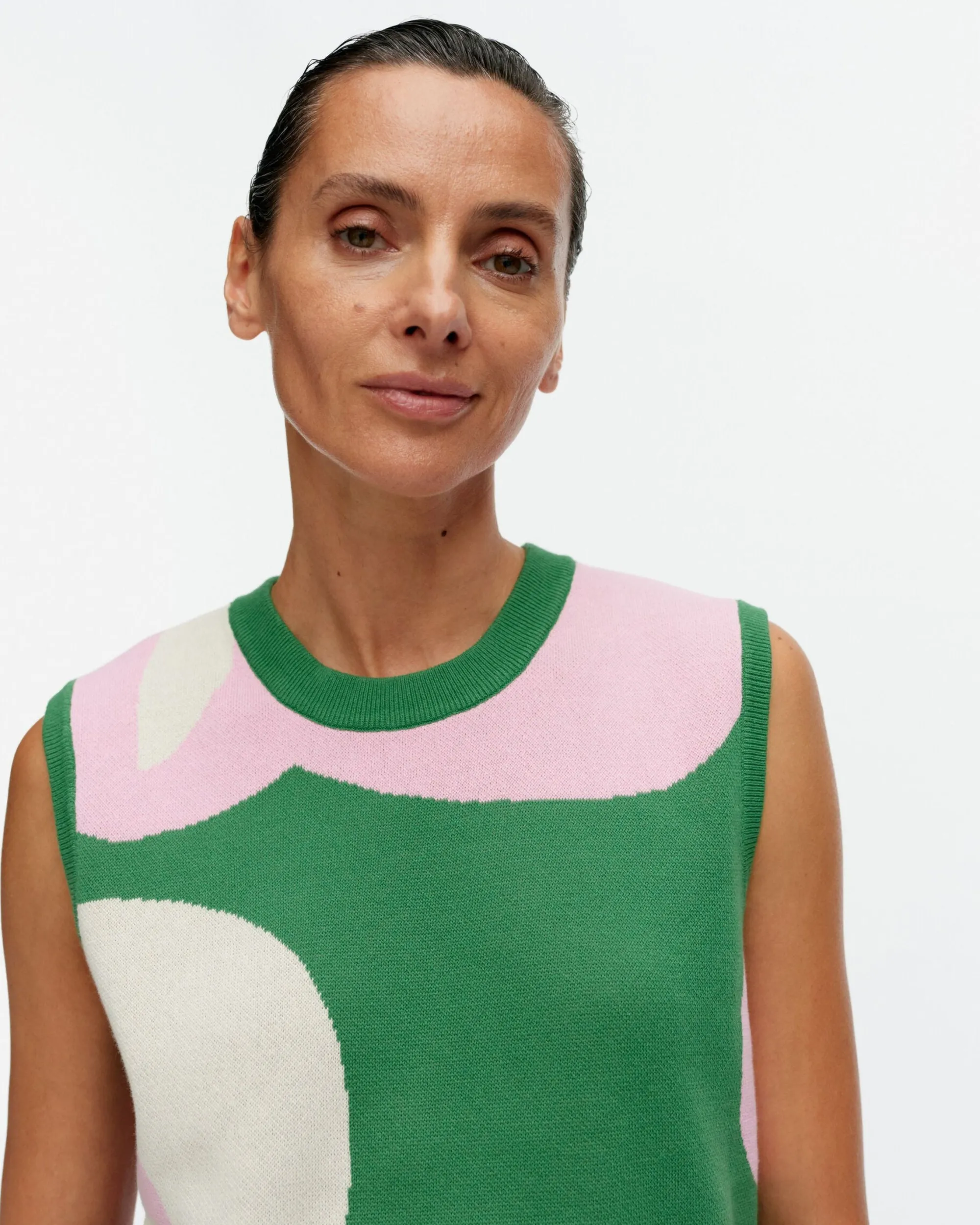 Marimekko Neuleet>Vesikko Poiminto Puuvillaneuleliivi